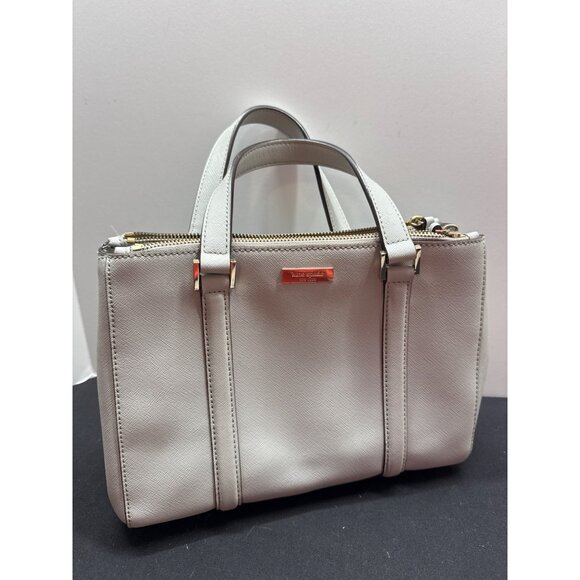 Kate Spade New York NewBury Lane Lt Green Small Leather Handbag Missing Shoulder - Picture 1 of 16